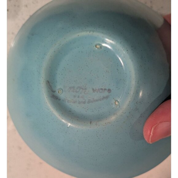 Vernon ware Heavenly days Speckled Blue Ceramic Chowder Bowl - Picture 2 of 10